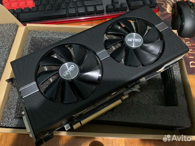 Видеокарта AMD Radeon RX580 4GB sapphire nitro+