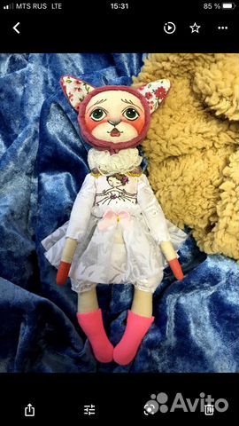 Куклята зверята ручной работы