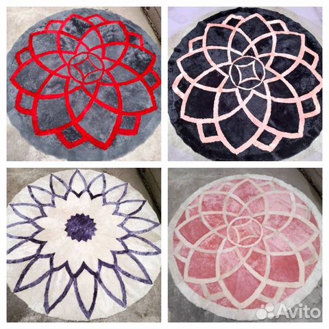 Ковры, пледы из овчины (мутон) шкуры