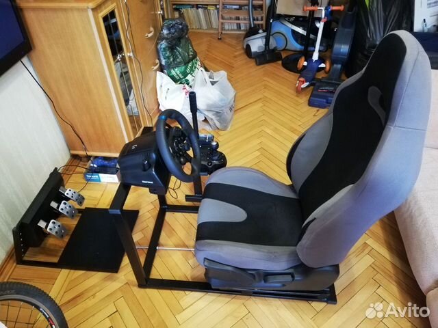 Кокпит с рулём Logitech G923+Shifter+Ручник