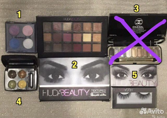 Палетка теней, тени для век