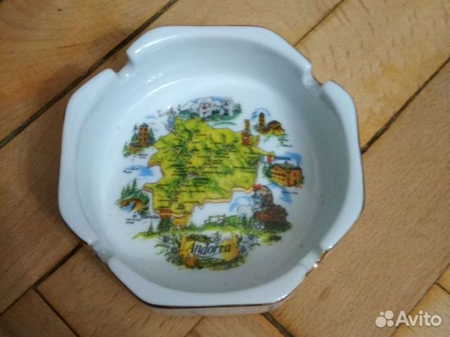 Пепельница сувенир из Андорры