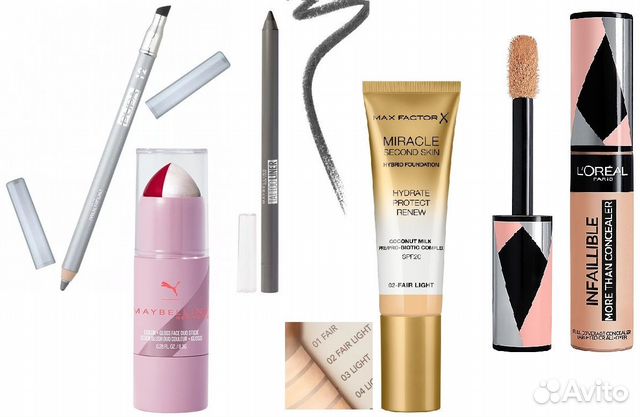 Тушь Loreal Буржуа Pupa помада хайлайтер тон пудра