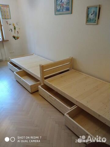 Кровать двухспальная односпальная не бу IKEA