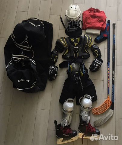 Хоккейная форма комплект для мальчика 6-9 лет