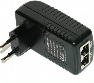 POE адаптер 12В, 48В