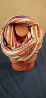 Снуд в два оборота и митенки (ручная работа)