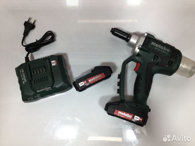 Заклепочник аккум. Metabo NP 18 LTX BL 5.0 №1