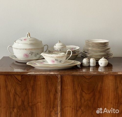 Столовый сервиз. Рижский фарфор RPR