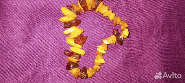 Браслет янтарь СССР винтаж