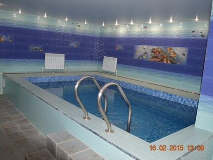 Сауна с бассейном