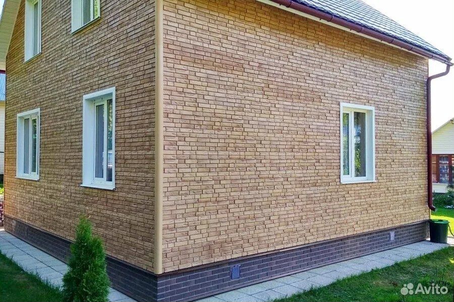 Дома облицованные фасадными панелями гранд лайн