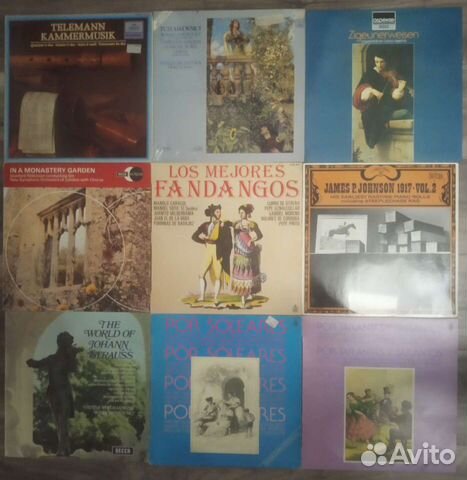 LP Pavarotti, Domingo, Beethoven, Moussorgsky