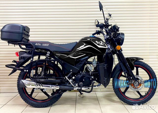 Мопед Alpha Турист дв. 110 см3 (S2) черный