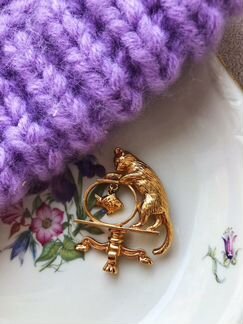 Винтажные броши животные птицы avon art givenchy