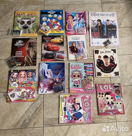 Разные журналы Panini с наклейками