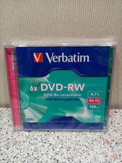 Диск Verbatim 6х DVD-RW