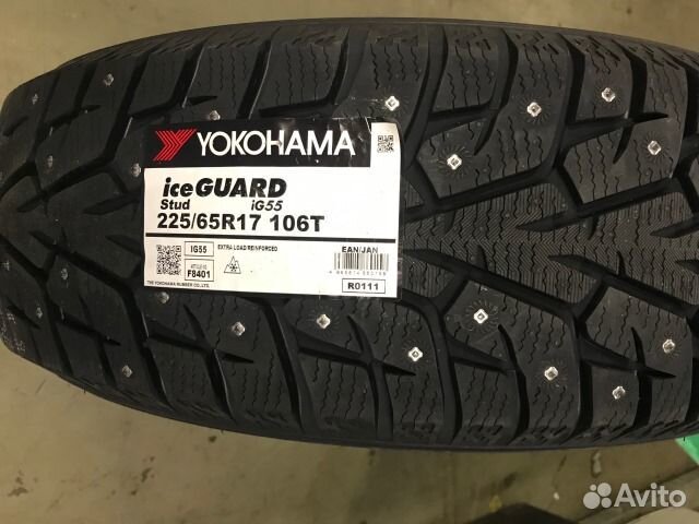 Зимние шины r17. Yokohama Ice Guard 55 ig55. Yokohama Ice Guard ig55 шип. ICEGUARD stud ig55 Yokohama шип. Yokohama Ice Guard ig55 225/65 r17.