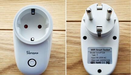 Умная Wi-fi розетка Sonoff S26F (EU)