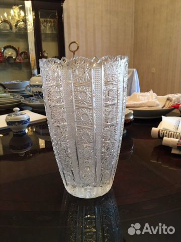 Хрустальная ваза Чехия