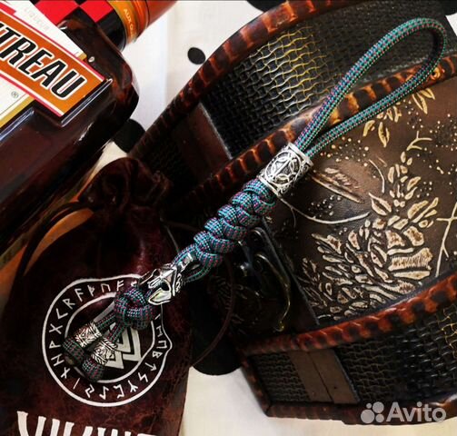 Темляк для ножа с бусиной