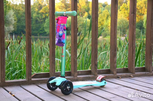 Детский самокат Maxi Micro Deluxe Мятный
