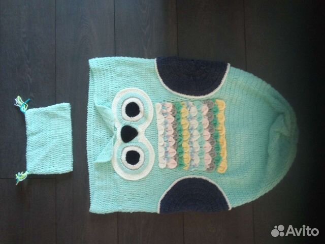 Конверт кокон с шапкой