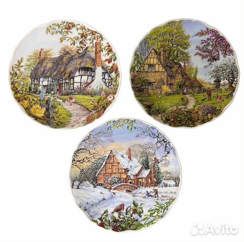 Настенные тарелки.Royal albert