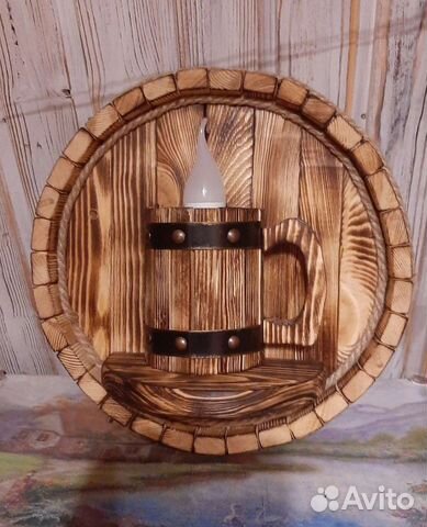 Светильники из дерева