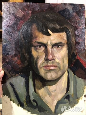 Портрет мужчины, масло. 1970 г