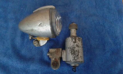 Велосипедная фара генератор СССР