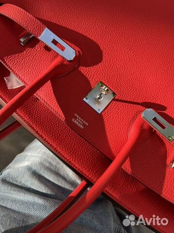 Сумка Hermes Birkin 40 см rouge tomate