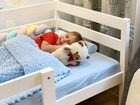 Детская дачная кроватка из массива сосны