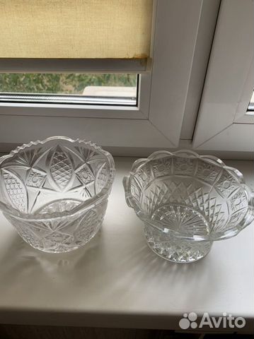 Салатник хрустальный