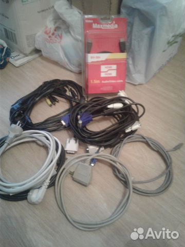 Кабели питания, видео, сетевые, шлейфы
