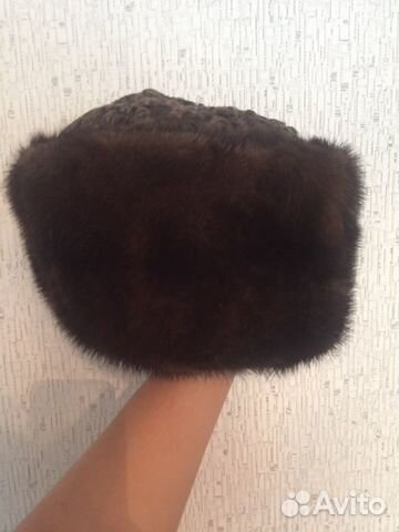 Шапка норковая женская