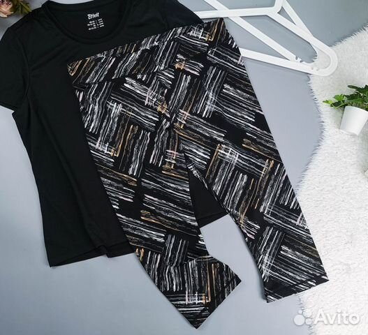 Леггинсы укороченные спорт