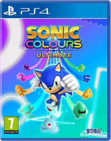 PS4 диск Sonic Colours: Ultimate, новый,в упаковке