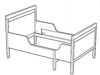 Схема сборки раздвижной кровати икеа лексвик
