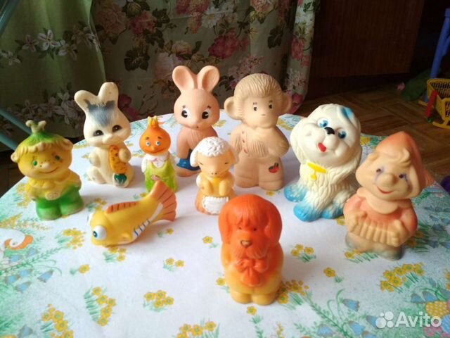 Резиновые игрушки СССР