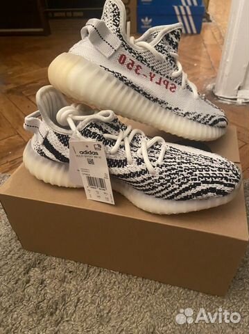 Adidas Yeezy Boost 350 v2 (Zebra, оригинал, 6 US)