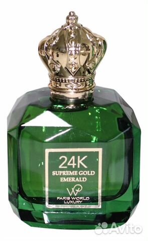 Paris World Luxury 24K Supreme Gold Emerald