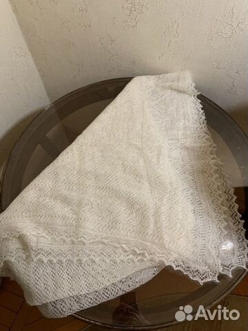 Оренбургский пуховый платок паутинка