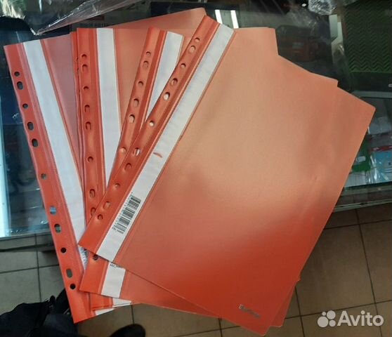 Папки скоросшиватели с перфорацией 180 мкм