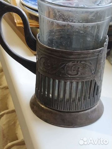 Подстаканник СССР 40 Лет Советской власти На щите