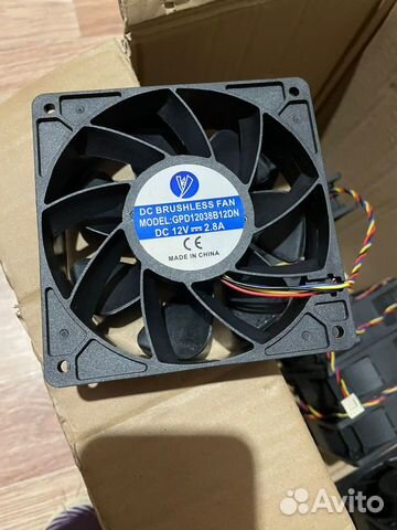 Кулер (вентилятор) для асика s9, l3, t9