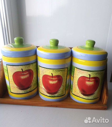 Набор банок для сыпучих продуктов