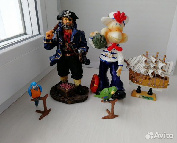 Статуэтка Моряк + корабль