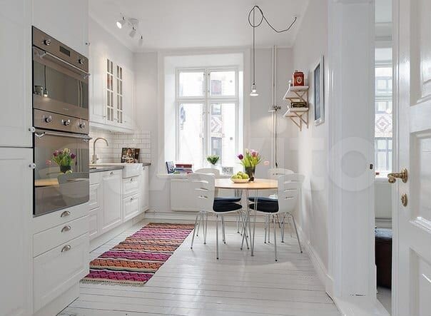 фото кухни в скандинавском современная дизайн интерьера