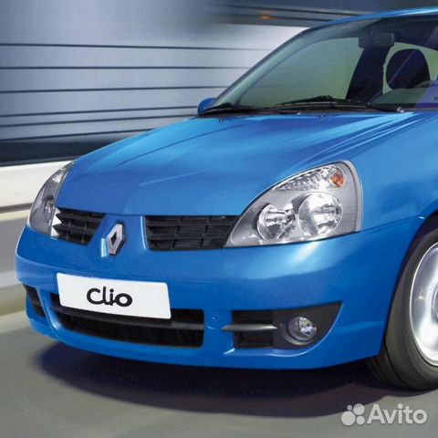 Бампер передний в цвет Renault Clio 2 (2006-2008)